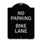 Signmission No Parking Bike Lane Heavy-Gauge Aluminum Architectural Sign, 24" x 18", BS-1824-23758 A-DES-BS-1824-23758 - alternate 1